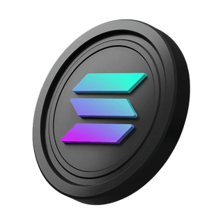 SOL token from Solana displayed alongside the hero banner section